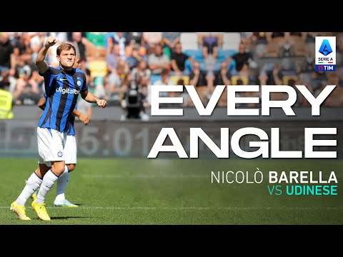 Barella’s inch-perfect set piece | every angle | udinese-inter | serie a 2022/23