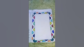 Simple and Easy Border Design/Assignment Front Page Design #shortsfeed #borderdesign ​#art #tiktok