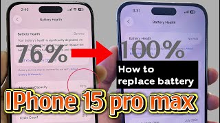 iPhone 15 pro max battery service, how to replace battery iPhone 15 pro max
