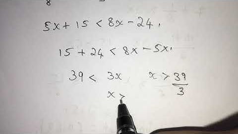 Linear inequations real numbers ICSE Part-II