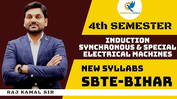 #1 I EE I 4th sem I Induction, Synchronous, Special Machine Syllabus Inroduction I Engineers group