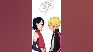 Cute Boruto x Sarada comic edit. #boruto #sarada #cute #comic