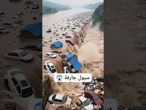 سيول باكستان تغرق جرف السيارات مصر مشاهير العرب المغرب قطر دبي العالم ترند فيضانات ليبيا
