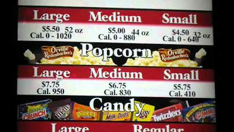 Kolik sacharidů obsahuje střední popcorn v kině?