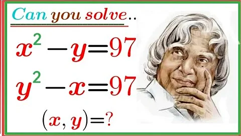 Can YOU Solve This Fun Math Puzzle for x, y? #olympiad #algebra