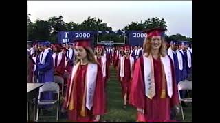 Tulare Western Class of 2000 Graduation Ceremony with senior year slideshow