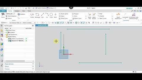 NX 12.0 Tutorial Tamil 26 : Constraint | Dimension and Geometric | Sketch | NX | Unigraphics