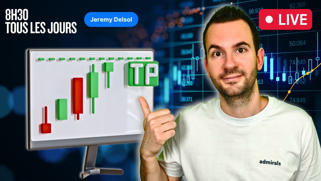 🔴 Live Trading : GOLD vs BOURSE | Quelle Position vais-je Prendre ...