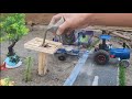 Diy tractor mini making concrete construction cowshed  diy tractor mini minirustic