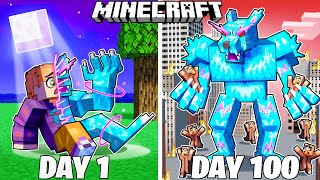 I Survived 100 Days As Evil Mr. Beast In Hardcore Minecraft!