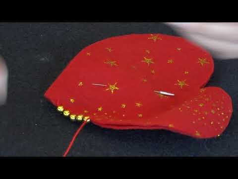 Aprende a aplicar perlas con el punto festón. Yasna Pino. Casa Puchinni.