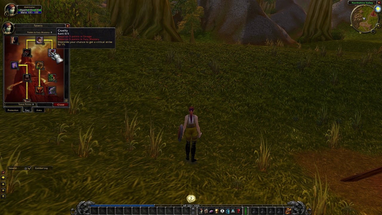 Vanilla wow beta warrior talents 2004 beta youtube