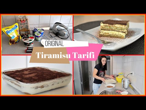 Video: Tiramisu - mascarpone ile evde tarifi