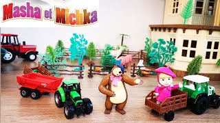 Masha and the bear - friends - Masha et Michka - les amis -ماشا و الدب
