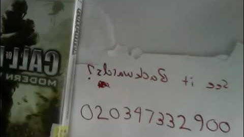 Modern Warfare Reflex friend code.. wii friends