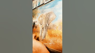 African Elephant in Watercolor – The Wild on Paper 🎨