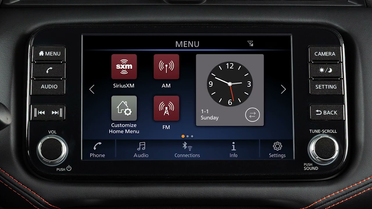 2024 Nissan Versa - Setting the Clock