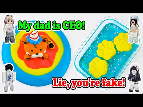 Slime Storytime Roblox | My cousin made me say she's Roblox CEO's daughter for attention
