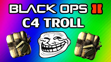 Black Ops 2: C4 Glitch Trolling - Suicide Troll on Drone (Montage and Tutorial / Funny Moments)