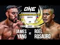 Dominant debut  james yang vs roel rosauro  full fight replay