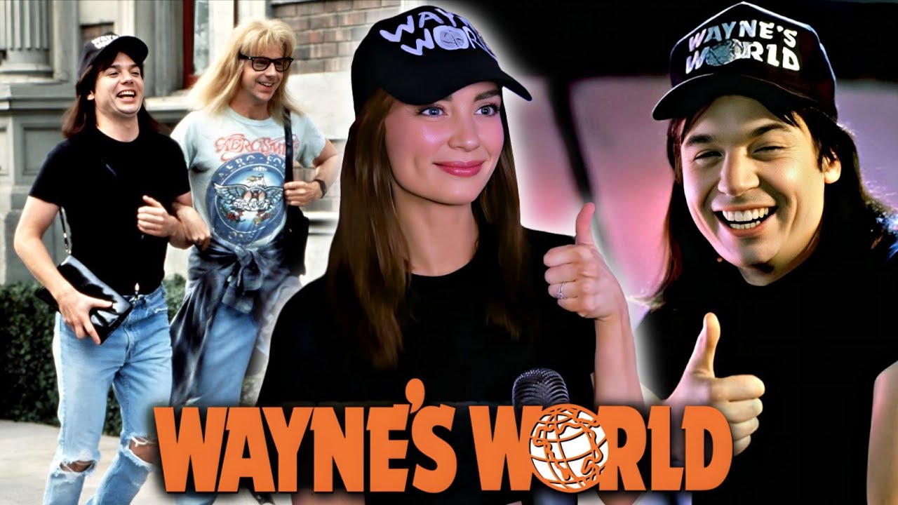 BRITISH GIRL'S FIRST TIME WATCHING * Wayne's World (1992) * MOVIE REACTION!! Shwingggg!