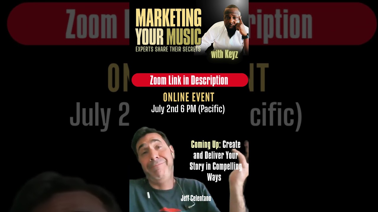 Market Your Music: TONIGHT - It is Not Just the Music It is This!