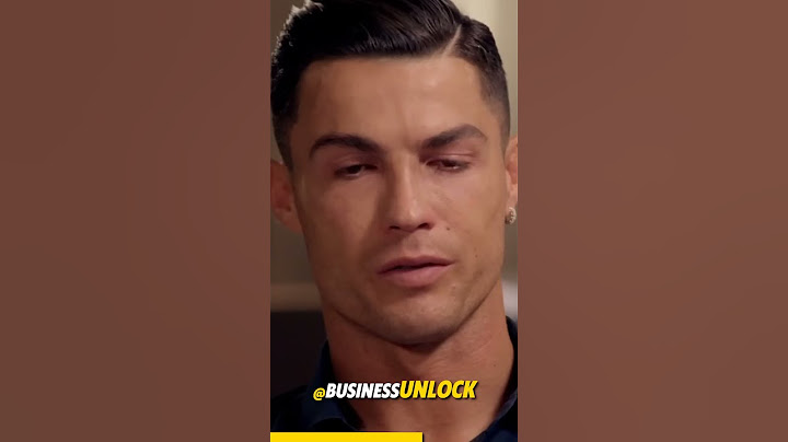 Cristiano Ronaldo Cries during an emotional interview with Piers Morgan | What is the sadness