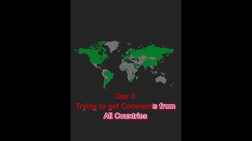 Day 3 Trying to get Comments from All Countries