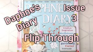 DAPHNE'S DIARY Magazine Flip Through w/ Me Issue 3 April 2024#artsandcrafts #fun #creative #journal