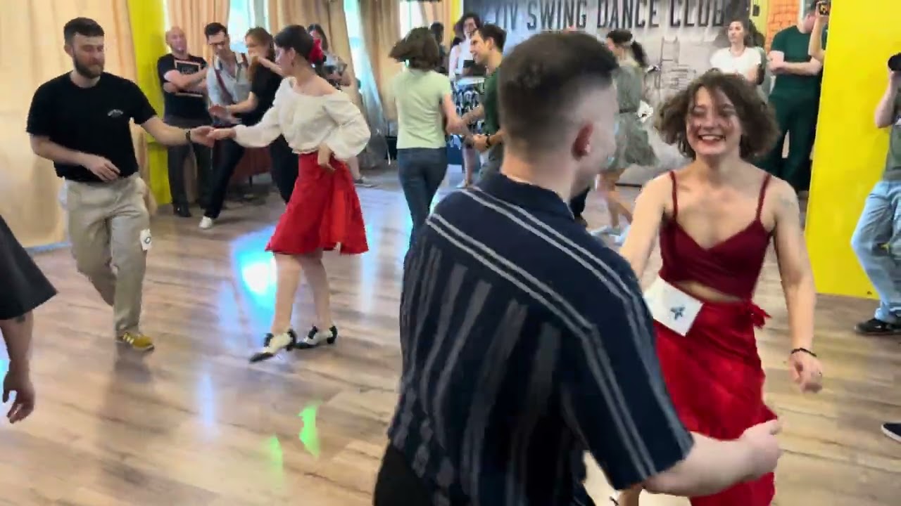 Lindy Hop M&M Open. Prelim. Heat 1, Song 1
