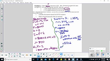 MCR3U 8 1 Simple Interest