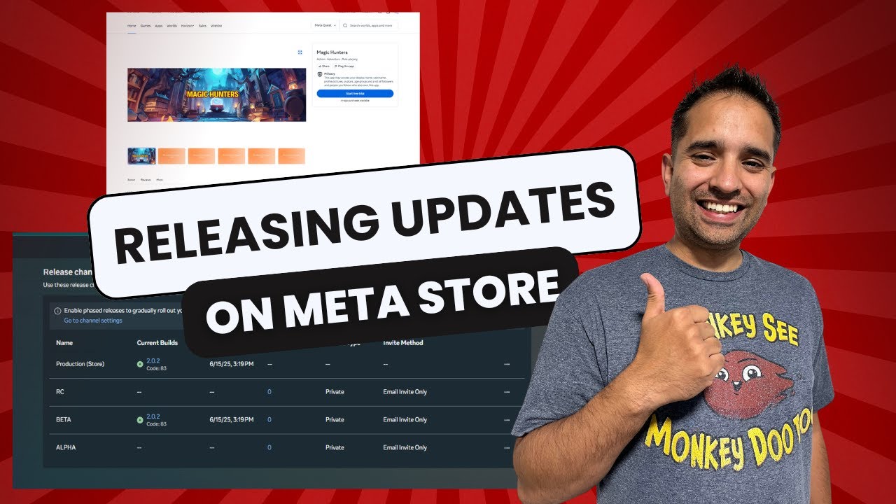 Meta Game Loading How to update your game and meta store page - YouTube