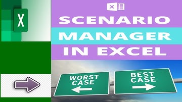 How to use Scenario Manager in Excel │ Create a Scenario Summary report