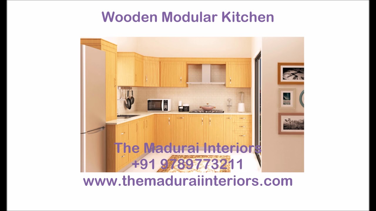 Wooden Modular Kitchen The Madurai Interiors Madurai 91