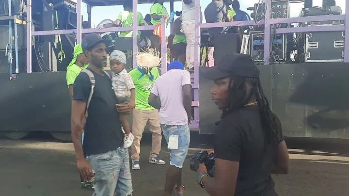 Antigua Carnival Red Hot Flames parade 2025