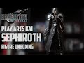 Play arts kai sephiroth figure unboxing  final fantasy 7 remake version