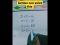 puzzle only/math puzzle/genius can solve this #onlygenius #viralshortsvideo #ytshort 👍👍