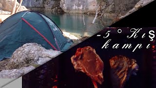 -5° Derecede kış kampı /BUSHCRAFT WİNTER CAMP