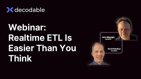 Realtime ETL is Easier Than You Think