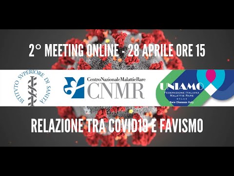 02° Meeting ISS - Covid19 e malattie rare: anemie rare e favismo - 28 aprile 2020