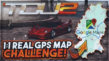 Using Google Maps To Drive In TDU2! | Ferrari F50 In Ibiza - Santa Eularia to Sant Antoni!