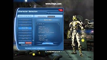 My DCUO Characters