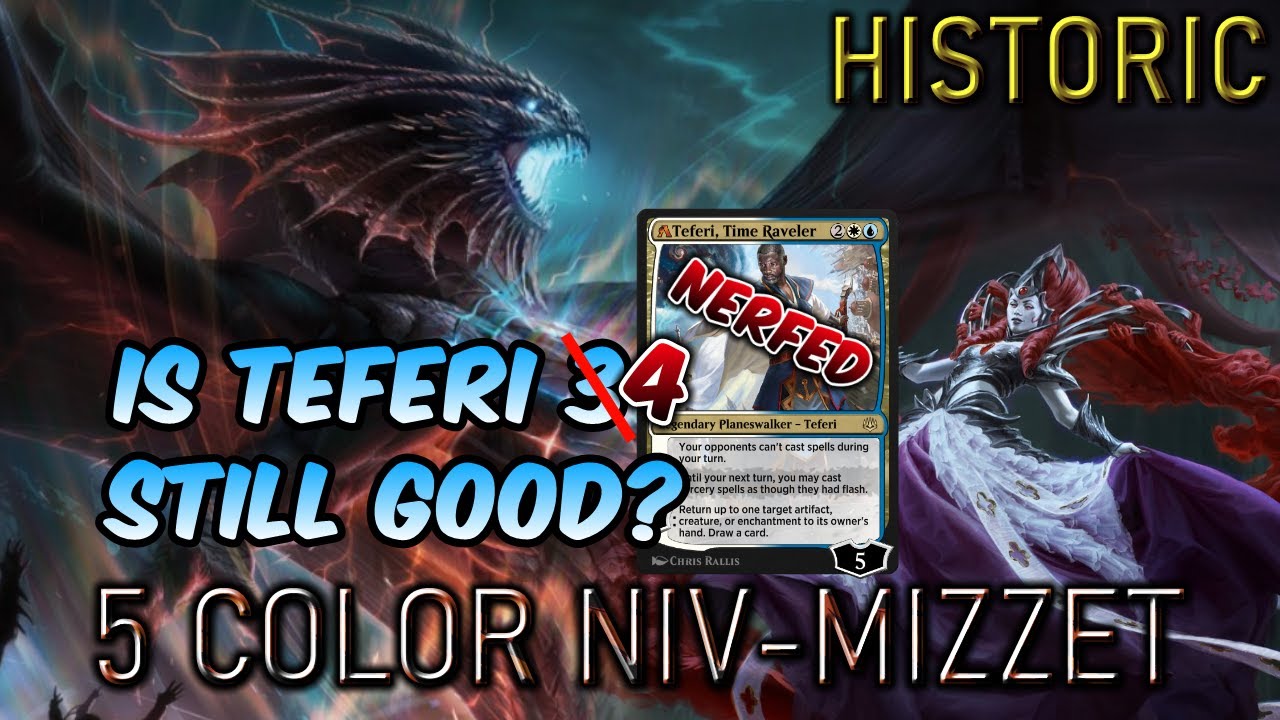 Is Nerfed Teferi, Time Raveler Still Good - 5c Niv-Mizzet! | Historic BO1 Ranked | MTG Arena