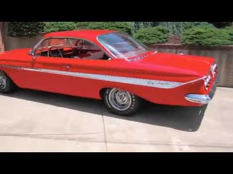 1961 Impala LS engine install - YouTube