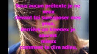 Françoise Hardy Comment te dire adieu   Paroles