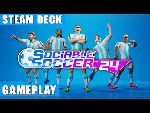 Sociable Soccer 24 Steam Deck Gameplay