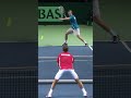 The meanest way to win a tennis match 🤕 #shorts #tennis #wawrinka #federer