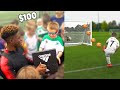 I Donated Kids £100 Football Boots Every Time They Hit The Crossbar