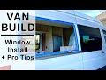 Van Build | How to Install CRL Windows in a Sprinter Van