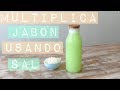 🧼 USA SAL PARA MULTIPLICAR JABÓN LÍQUIDO/ ECONÓMICO Y MUY RENDIDOR